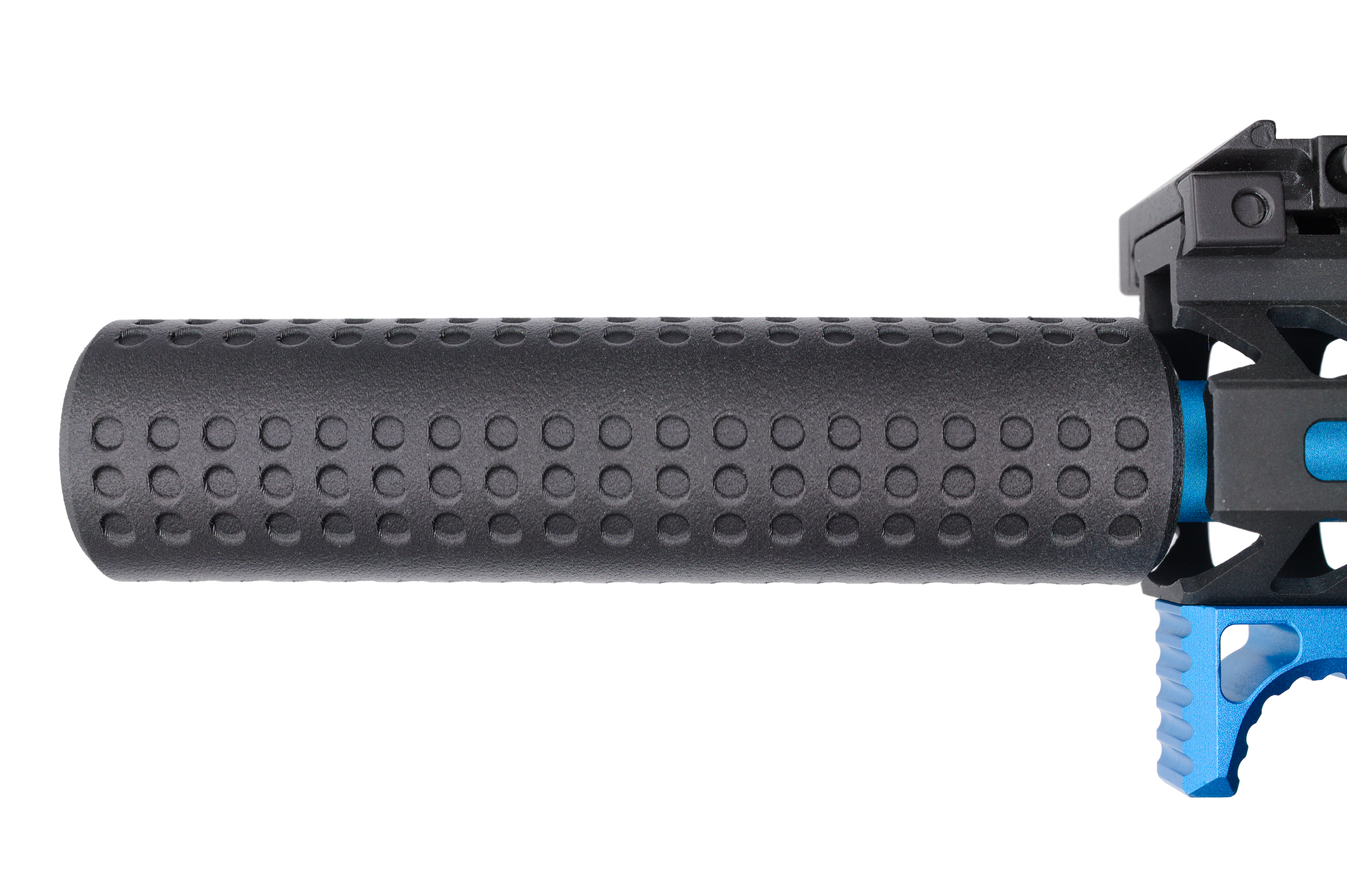 MJM-14 Perforated Airsoft Mock Suppressor 14mm CCW