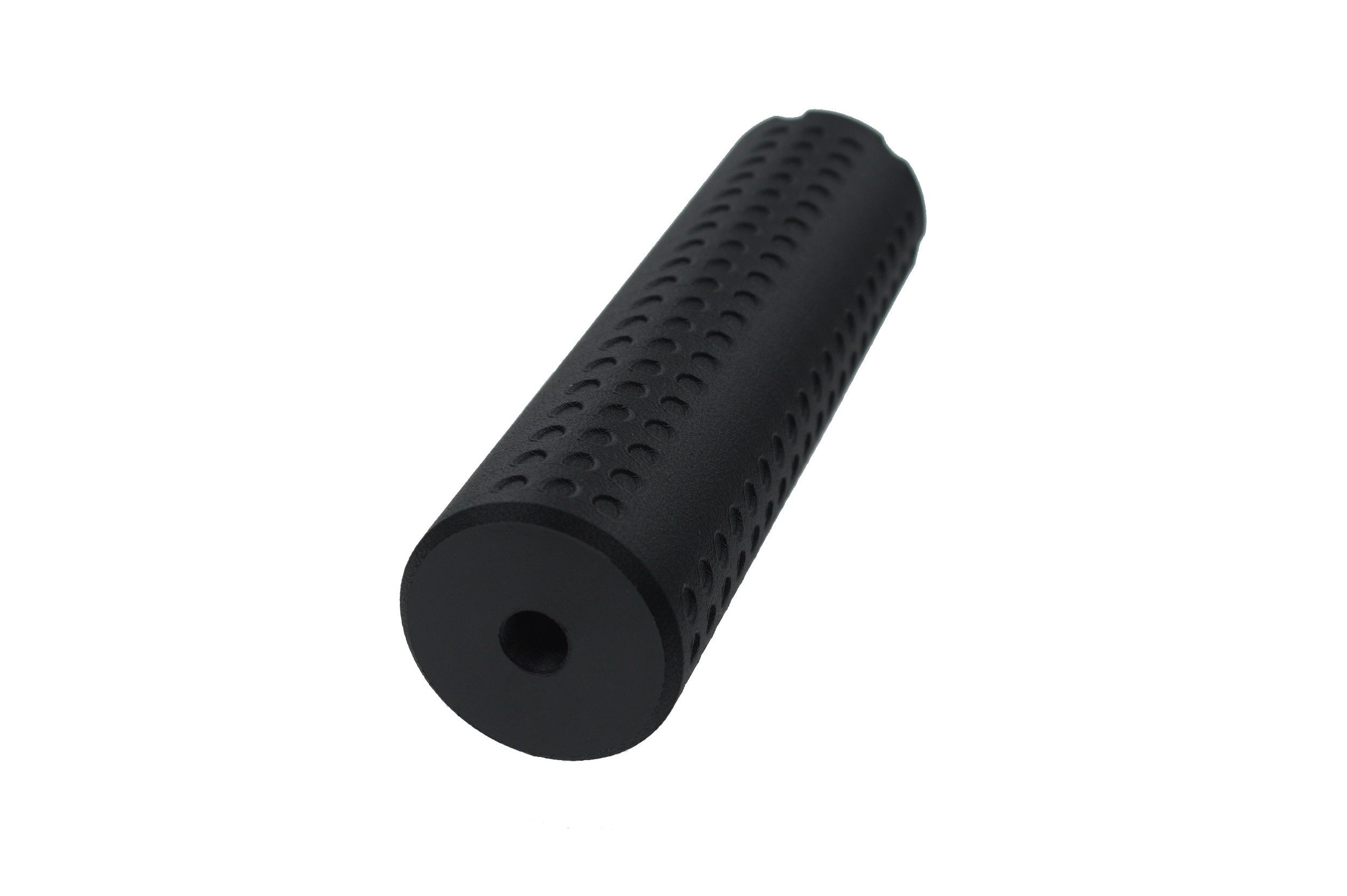 MJM-14 Perforated Gen2 • Tracer Ready Airsoft Mock Suppressor 14mm CCW