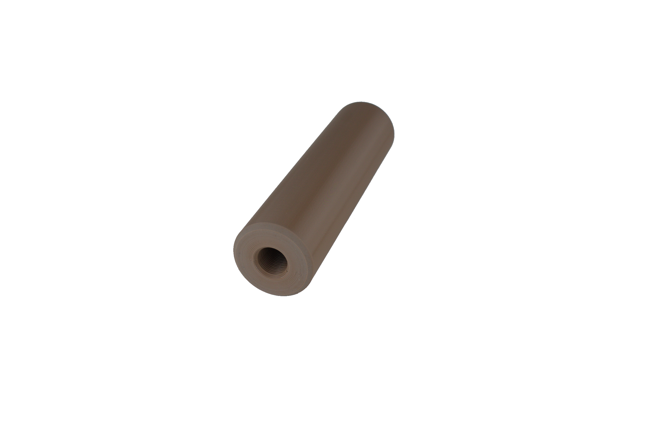 MJM-6 Classic (Slim fit 30mm OD) Airsoft Mock Suppressor 14mm CCW FDE (Flat Dark Earth)